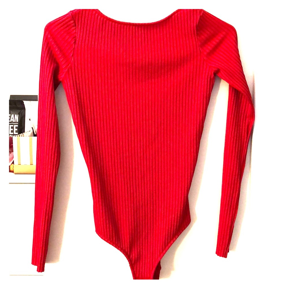 Red Zara Leotard